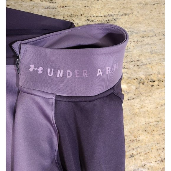 Under Armour ColdGear Armour 1/2 Zip Color Block Nocturne Purple Women's  Size M - Picture 4 of 12